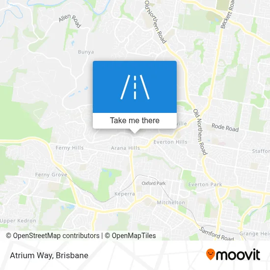 Mapa Atrium Way