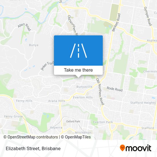 Elizabeth Street map