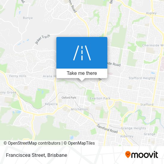 Franciscea Street map