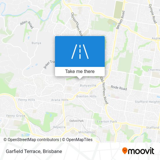 Garfield Terrace map