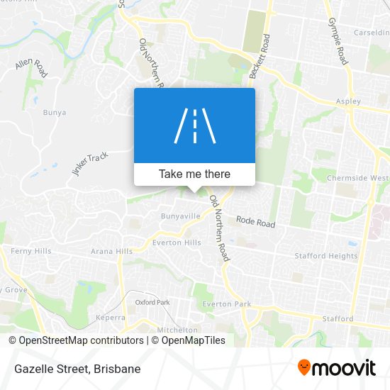 Gazelle Street map