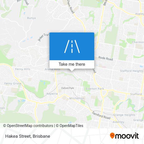 Hakea Street map