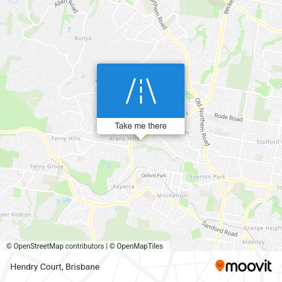 Hendry Court map