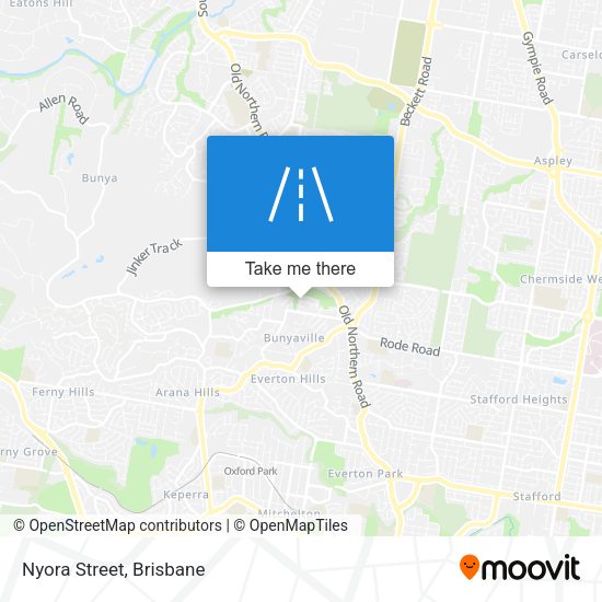 Nyora Street map