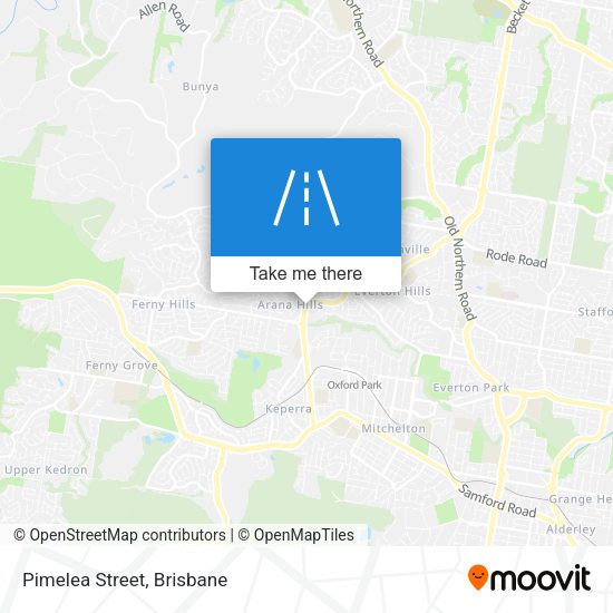 Pimelea Street map