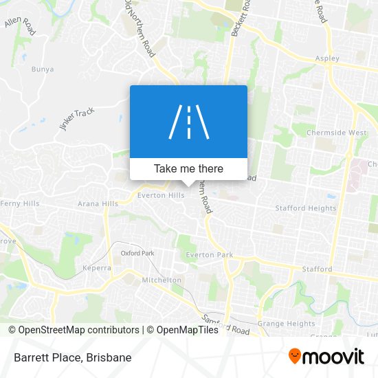 Barrett Place map