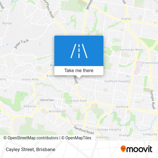 Cayley Street map