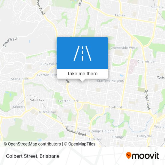 Colbert Street map