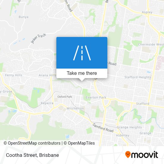 Cootha Street map