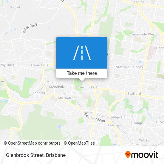 Glenbrook Street map