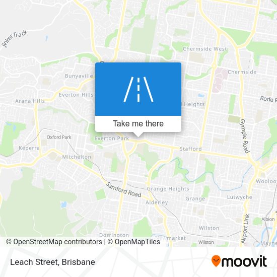 Leach Street map