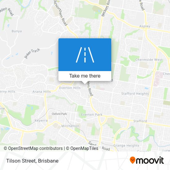 Tilson Street map