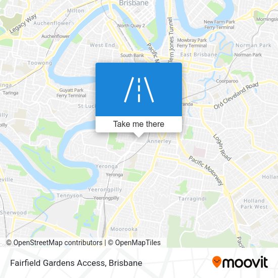 Fairfield Gardens Access map