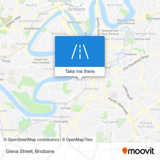 Glena Street map
