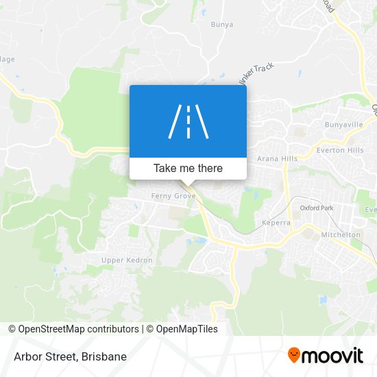 Arbor Street map