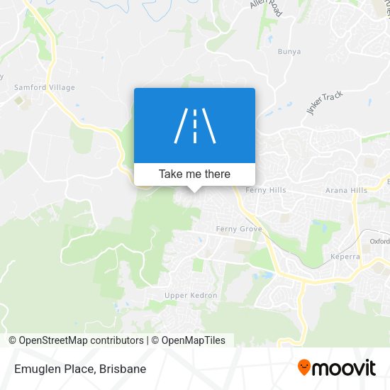 Emuglen Place map