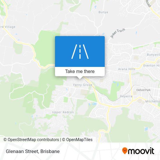 Glenaan Street map