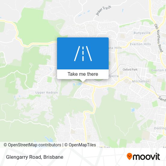 Glengarry Road map