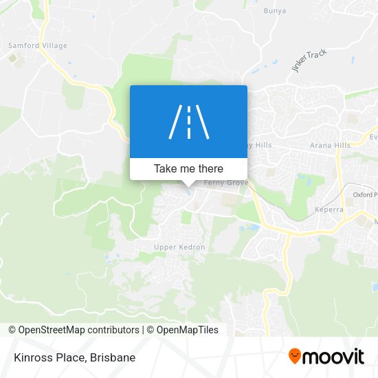 Kinross Place map