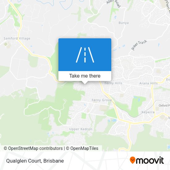 Qualglen Court map