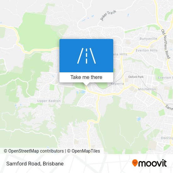 Samford Road map