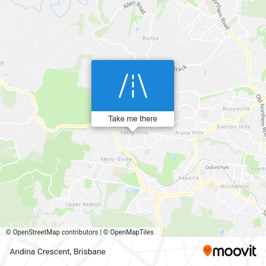Andina Crescent map