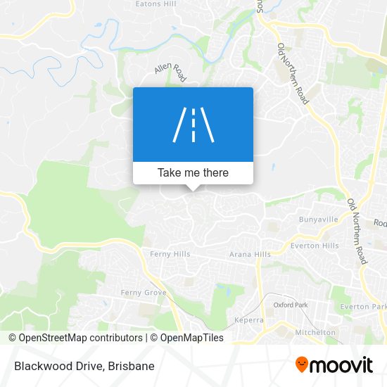 Blackwood Drive map
