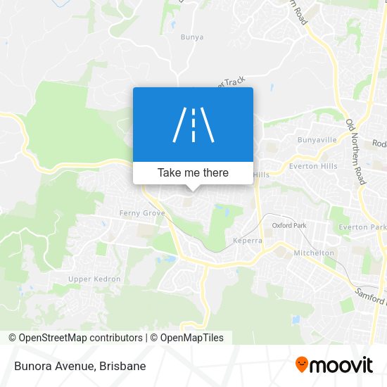 Bunora Avenue map