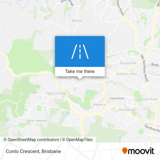 Conlo Crescent map