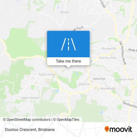 Dooloo Crescent map