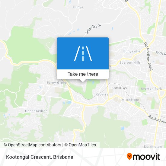 Kootangal Crescent map