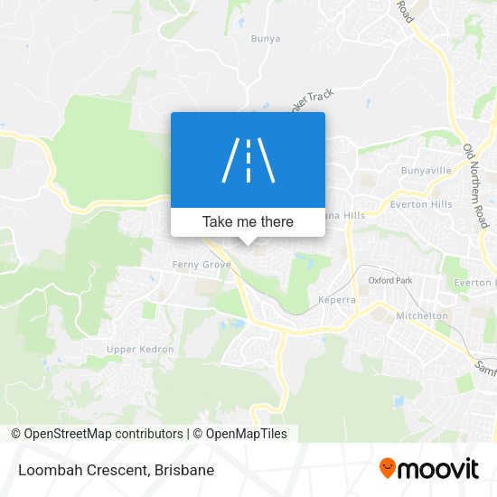 Loombah Crescent map