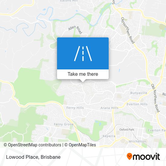 Lowood Place map