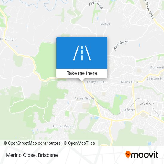 Merino Close map