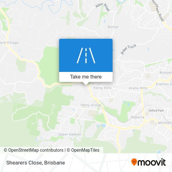 Shearers Close map