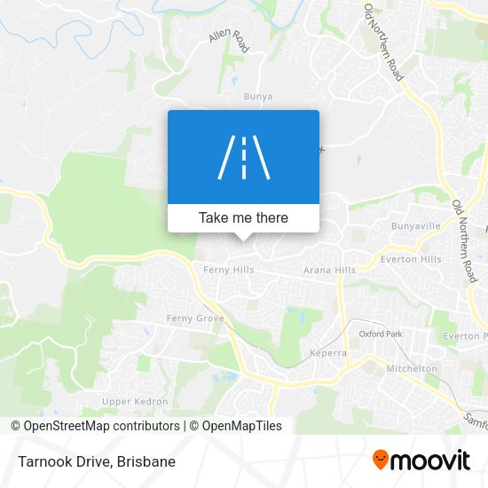 Tarnook Drive map