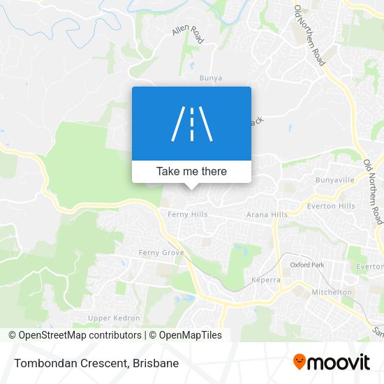 Tombondan Crescent map