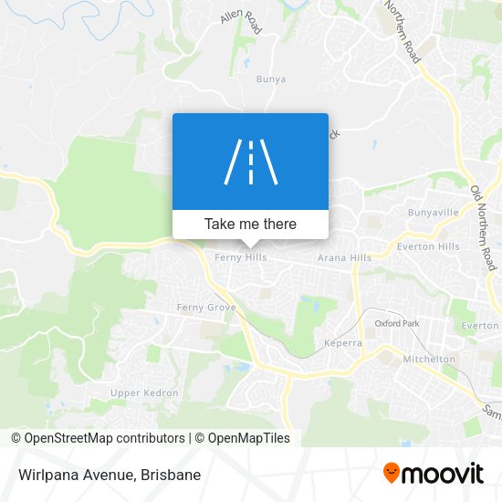Wirlpana Avenue map