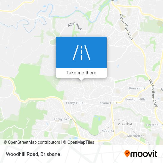 Woodhill Road map
