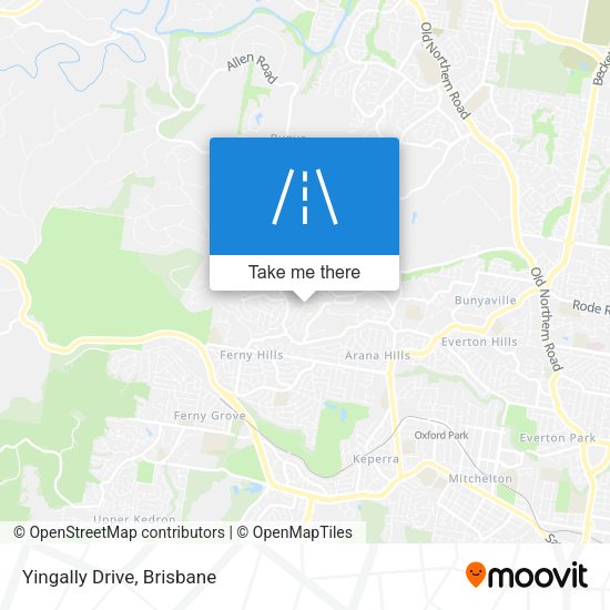 Yingally Drive map