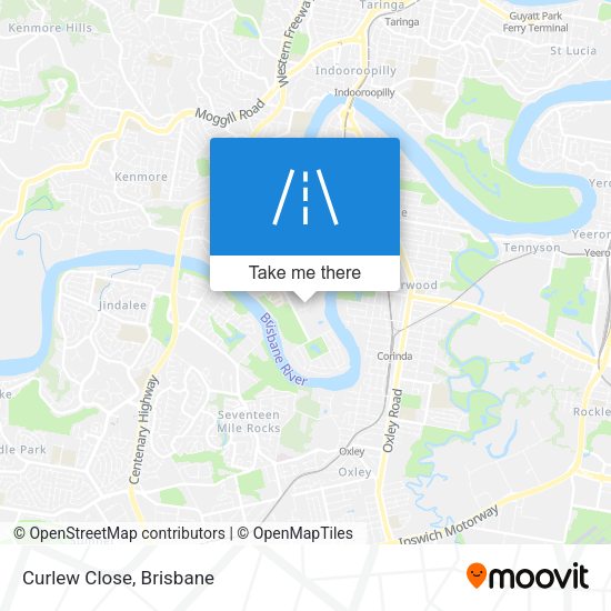 Curlew Close map