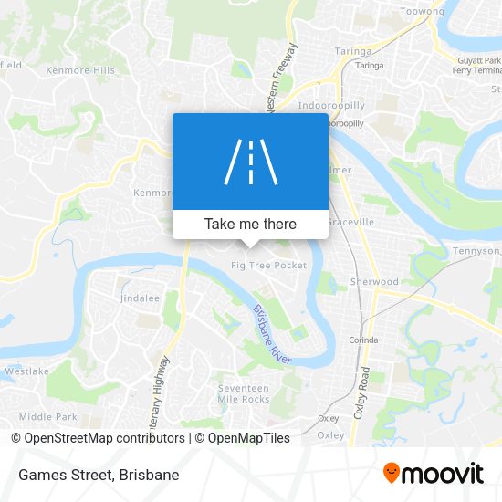 Games Street map
