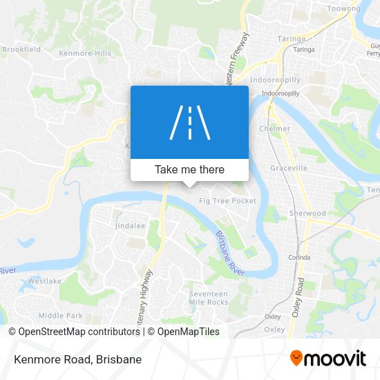 Kenmore Road map