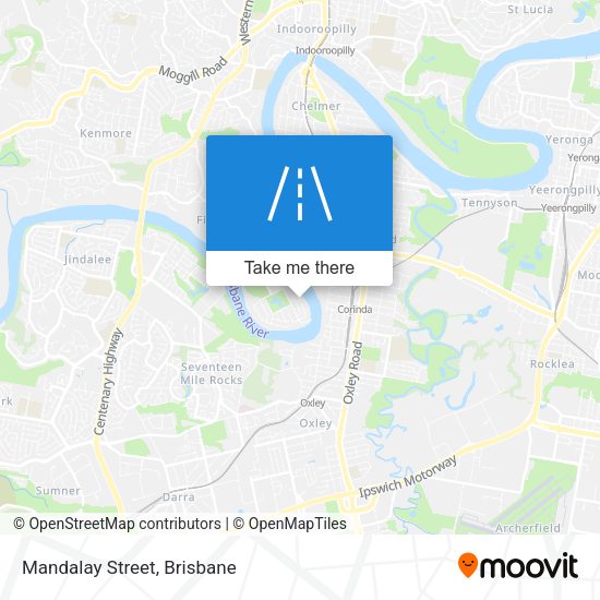 Mandalay Street map