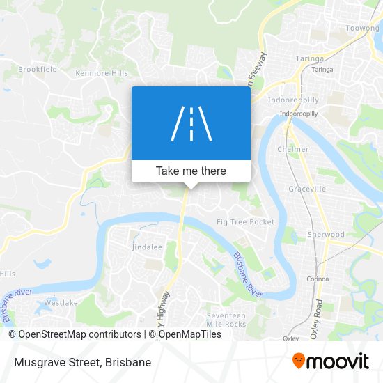 Musgrave Street map