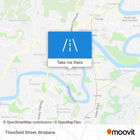 Thiesfield Street map