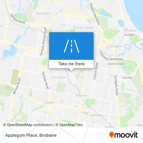 Applegum Place map