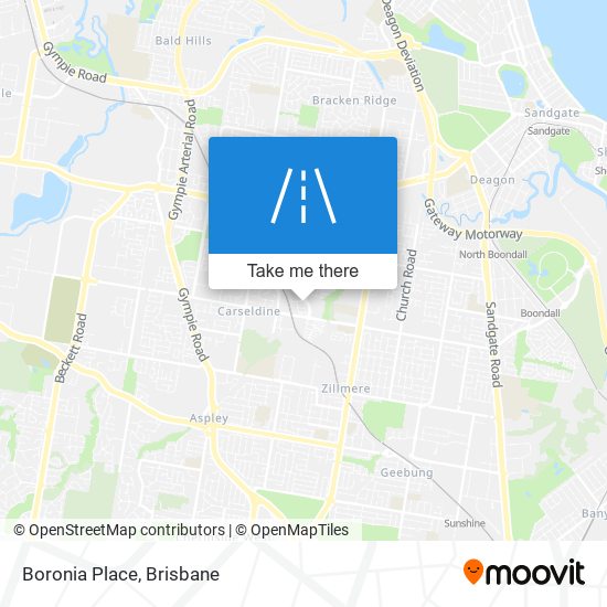 Mapa Boronia Place