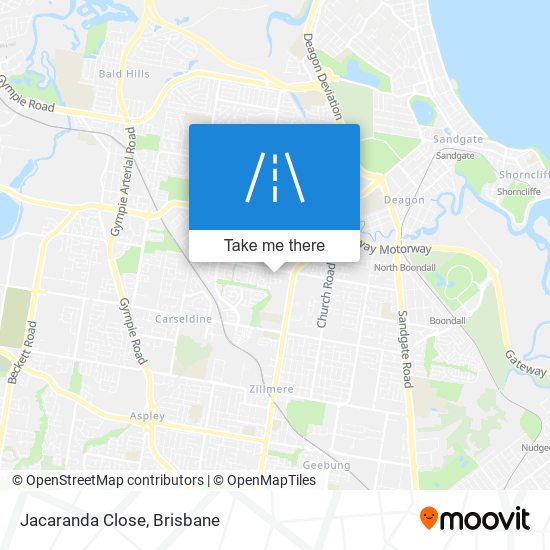 Jacaranda Close map