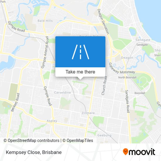 Kempsey Close map